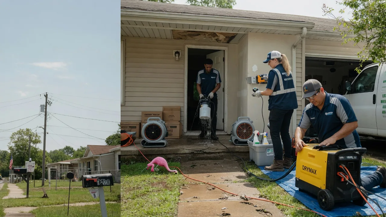 Storm Damage Water Removal in Clarita, OK near me